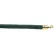 Lavi Industries 6'L Evergreen Velour Rope With Polished Brass Hooks