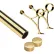 Lavi Industries, 4' Foot Rail Kit, 2" Tube, Polished Brass