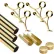 Lavi Industries, 14' Foot Rail Kit, 2" Tube, Polished Brass