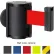 Lavi Industries Magnetic Retractable Belt Barrier, Black Wrinkle Case W/15' Red Belt