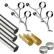 Lavi Industries, 12' Foot Rail Kit, 2" Tube, Polished Stainless Steel