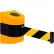 Tensabarrier Magnetic Wall Mount Retractable Belt Barrier, 15' Black/Yellow Belt, Yellow Case