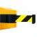 Tensabarrier® Wall Mount Retractable Belt Barrier,15' Black/Yellow Belt, Yellow Case