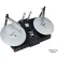 Labelmate USA Large-Form Reel-To-Reel Counter with 2 Adjustable Core-Holders For Up To 16" Roll Dia.