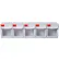 Shuter® FO-605 Tip Out Bin Drawer, 5 Drawers, 25 lb. Cap., 4-13/16"L x 23-11/16"W x 6"H