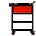 Shuter® Tool Cart w/ 3 Modular Drawers & 2 Shelves, 800 lb. Capacity, 22"Wx34-3/8"Dx42-1/2"H