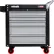 Shuter® Tool Cart w/ 5 Modular Drawers & 1 Shelf, 800 lb. Capacity, 22"Wx34-3/8"Dx34-1/2"H