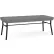 Lesro Chat 2 Seat Rectangular Reception Bench, Black Frame, Open House Asteroid Fabric