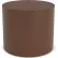 Lesro Mystic Lounge Reception Cylinder Table, 19" Dia. x 16"H, Gray Frame, Riftwood Walnut