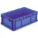 ORBIS® Stakpak Modular Straight Wall Container, 24"L x 15"W x 7-1/2"H, Blue, Polyethylene