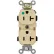 Leviton 8300-HI 20A, 125V, Duplex Receptacle, Ivory - Pkg Qty 10