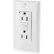 Leviton GFNT1-W 15A SmartlockPro Self-Test GFCI Duplex Recpt, Ind Light, Wire Leads, White