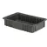 LEWISBins Divider Box, 16-1/2"L x 10-7/8"W x 3-1/2"H, Gray, Polyethylene - Pkg Qty 4