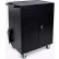 Luxor Laptop/Chromebook Charging Cart with Timer for 32 Devices, 28-1/2"W x 21"D x 38-1/4"D, Black