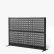 Luxor Modular Studio Room Divider Wall, 70"W x 48"H, Dark Gray