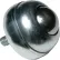 Ashland Ball Transfer, Stud Style, 1" Dia. Stainless Steel Ball, Carbon Steel Housing, 75 lb. Cap.