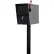 LetterSentry Locking Mailbox LSLM-2000-PST, 10"W x 19-1/2"D x 15"H with 48"H In-Ground Post