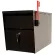 LetterSentry Locking Mailbox LSLM-200 - 10"W x 19-1/2"D x 15"H Black