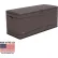 Lifetime Outdoor Storage Deck Bench Box 130 Gallon - Gray w/Black Bottom