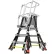 Little Giant Safety Cage Enclosed Elevated Platform w/ Wheels, 3-5' Type IAA, 3 Step, 375 lb. Cap.