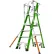 Little Giant® Safety Cage Platform Ladder w/ Wheels, 4' Type IAA, 4 Step, 375 lb. Capacity