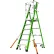 Little Giant® Safety Cage Platform Ladder w/ Wheels, 6' Type IAA, 6 Step, 375 lb. Capacity