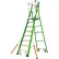 Little Giant® Safety Cage Platform Ladder w/ Wheels, 8' Type IAA, 8 Step, 375 lb. Capacity