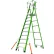 Little Giant® Safety Cage Platform Ladder w/ Wheels, 10' Type IA, 10 Step, 300 lb. Capacity