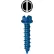 L.H.Dottie® Concrete Screw Anchor, Slotted Hex Washer Head, 1/4" x 1-3/4", 100 Pack