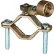 L.H.Dottie® Ground Clamp w/ 1/2" Hub, Bronze, 1-1/4"-2, 25 Pack