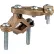 L.H.Dottie® Armored Ground Clamp w/ Swivel, Bronze, 1-1/4"-2, 5 Pack