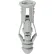 L.H.Dottie® Triple Grip Plastic Anchor, #8, Gray, 100 Pack