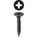 L.H.Dottie® Drywall Screw, Phillips Bugle Head Fine Thread, #6 x 1-5/8", 400 Pack