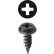 L.H.Dottie® Phillips Pan Head Self Drilling Screw, #6 x 7/16", Tuff 500 Pack