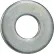 L.H.Dottie® Flat Washer, SAE, Carbon Steel, 0-3/16" I.D, 0-1/2" O.D, #10, 100 Pack