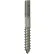 L.H.Dottie® Hanger Bolt, 3/8" x 3", 100 Pack