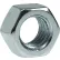 L.H.Dottie® Hex Nut, Grade 2, Carbon Steel, 3/8"-18, 50 Pack