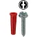 L.H.Dottie® Conical Anchor Kit w/ Combo Hex Head Screw, #12, 101 Pieces