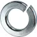 L.H.Dottie® Lock Washer, Spring Steel, 3/8", 100 Pack