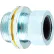 L.H.Dottie® Strain Relief Connector, Steel, 1" Dia., Purple Grommet, 5 Pack