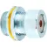 L.H.Dottie® Strain Relief Connector, Steel, 3/4" Dia., Red Grommet, 10 Pack