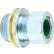 L.H.Dottie® Strain Relief Connector, Steel, 3/4" Dia., Green Grommet, 10 Pack