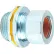 L.H.Dottie® Strain Relief Connector, Steel, 3/4" Dia., Brown Grommet, 10 Pack