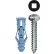 L.H.Dottie® Triple Grip Anchor Kit w/ Square Pan Head Screw, #10, Tuff Pack, 201 Pieces