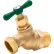 Legend Valve® T-533NL LF Brass No-Kink Hose Bibb, 3/4" MNPT/Sweat