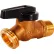 Legend Valve® R-671NL LF Brass 1/4 Turn No-Kink Hose Bibb, 3/4" MNPT