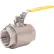 Legend Valve® T-712 2-Piece Full Port 316 Ball Valve, Stainless Steel, 2" Threaded