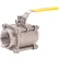 Legend Valve® T-717 3-Piece Full Port Ball Valve, Stainless Steel, 2" Threaded