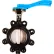 Legend Valve® T-367SS Butterfly Valve with BUNA Seals & 10 Position Handle, 6" Lug