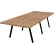 Interion® Executive Office Conference Table, A-Frame, 120"L x 48"W x 30"H, Aged Oak